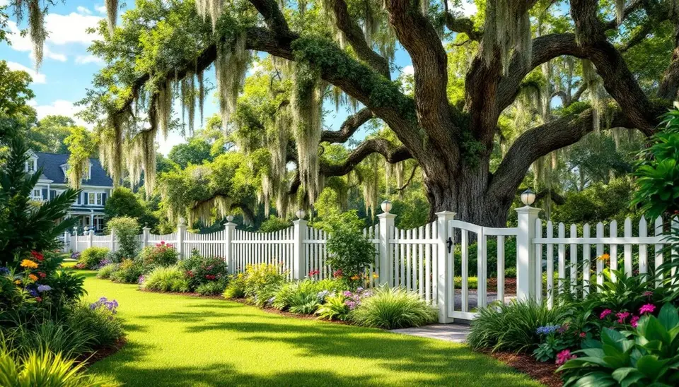 Electric garden fence
