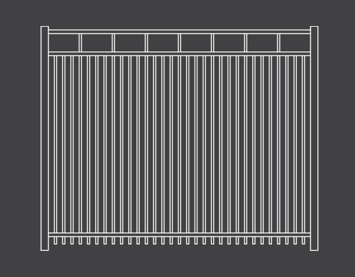 Fairmount Royale Style Aluminum Fence 