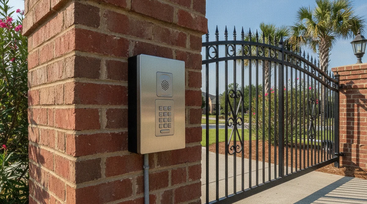 AES telephone entry system at Orangeburg SC gated community