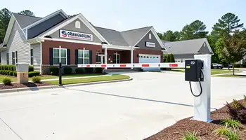 Commercial gate operator installation at a business property in Orangeburg SC