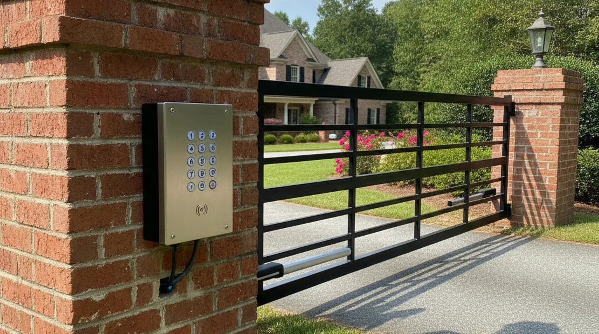 AES keypad access control system for automatic gate in Orangeburg SC