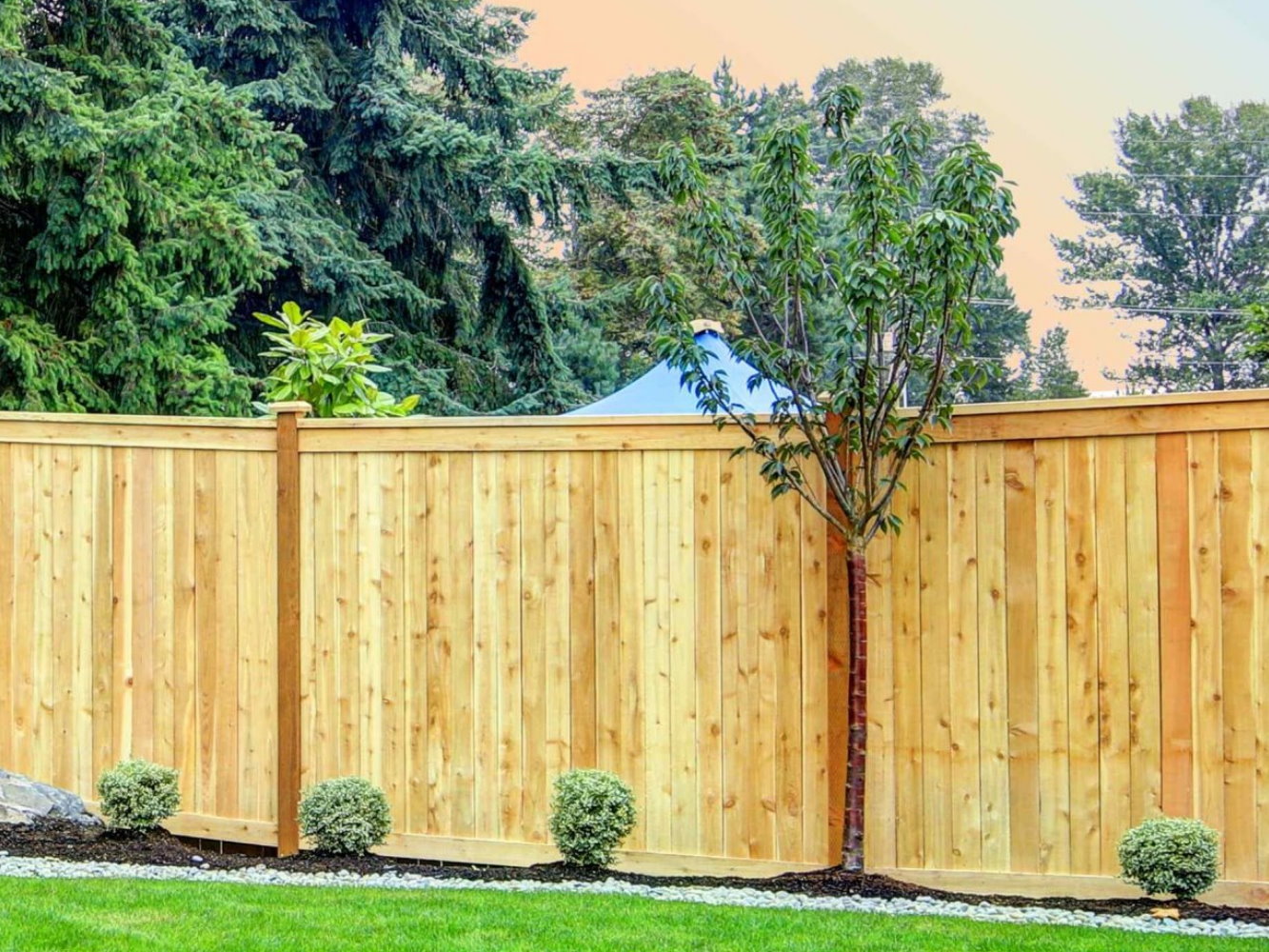 St. George SC cap and trim style wood fence