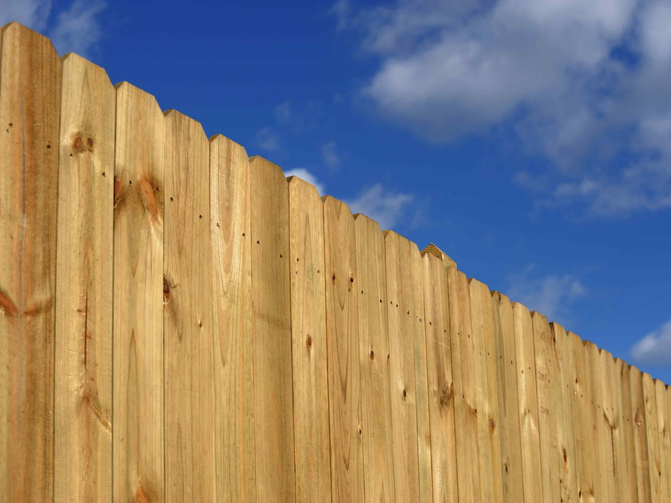 Wilkinson Heights SC stockade style wood fence